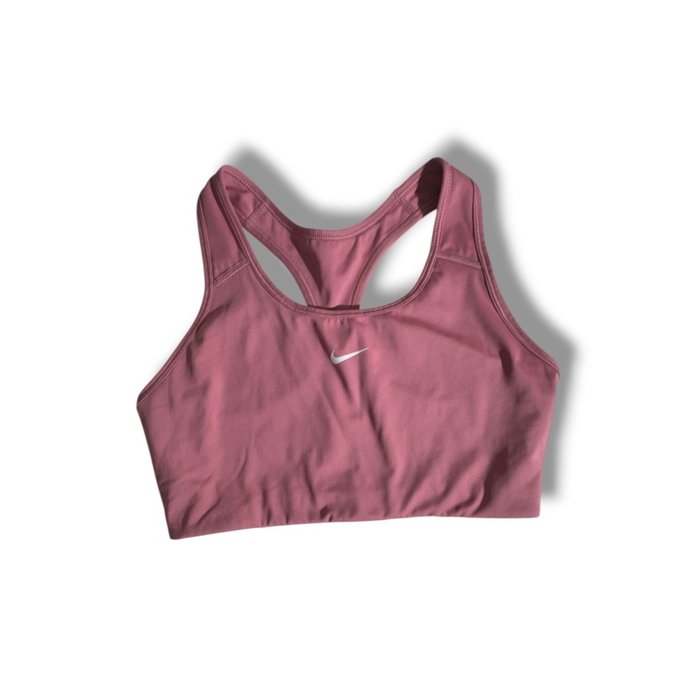 NIKE Dri-fit Womens XL Pink Padded Full Coverage Supportive Sports Bra Racerback